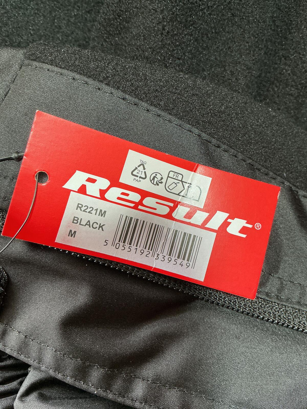 Result Black Waterproof Jacket Size Regular M Stylish Outdoor Workwear Coat
