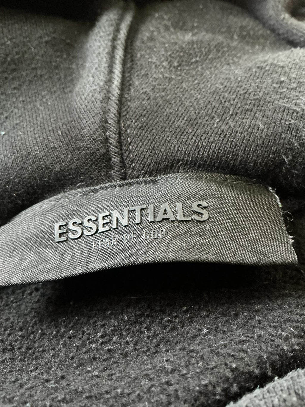 Fear Of God Essentials Black Hoodie Sweatshirt Size Regular M