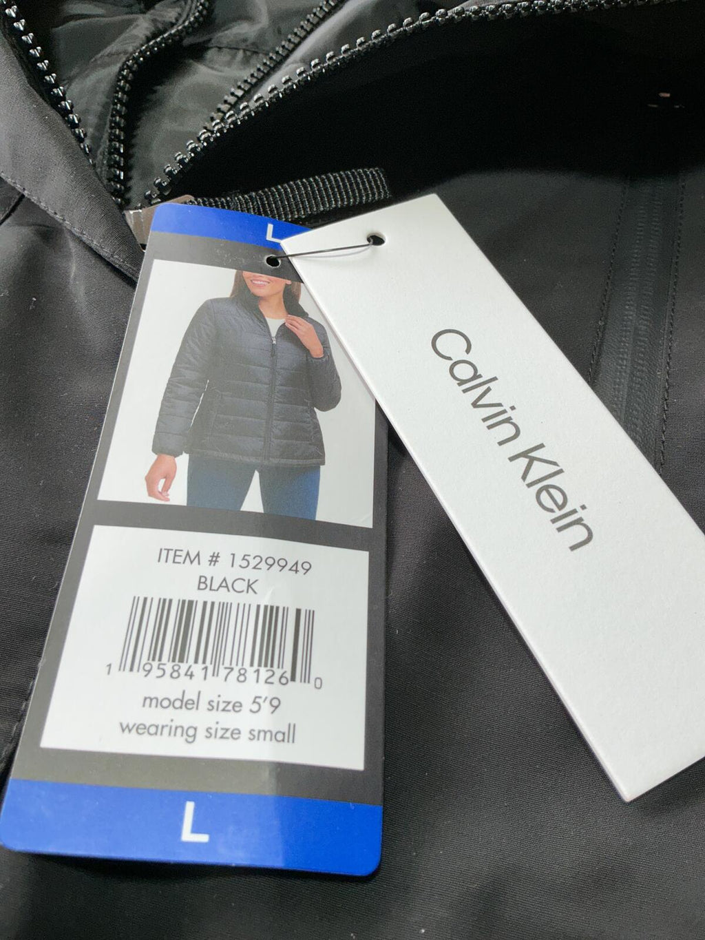 Calvin Klein Ladies Large Black 3in 1  Waterproof Hooded Jacket Outdoor Coat
