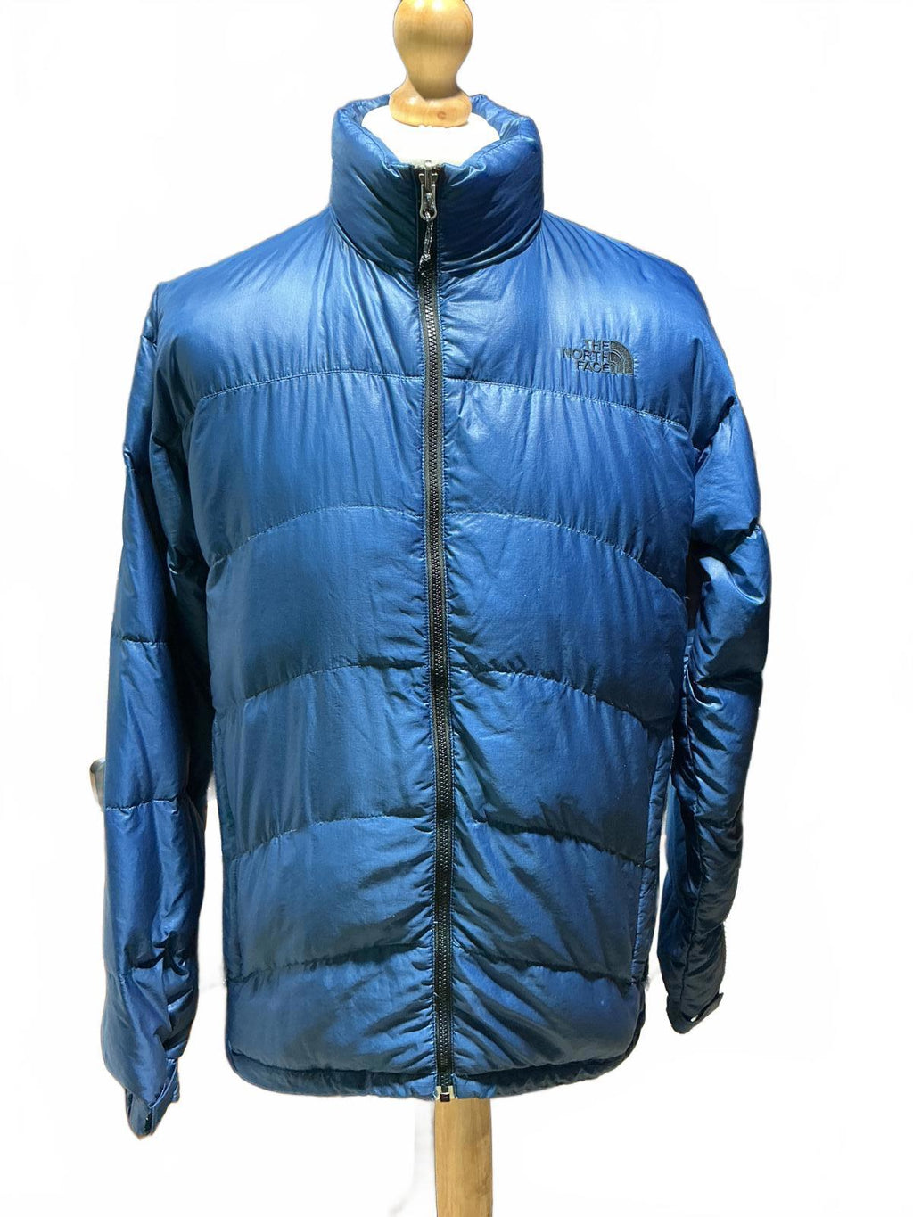 The North Face Men's Summit Series Down Puffer Jacket Large Blue Very Good