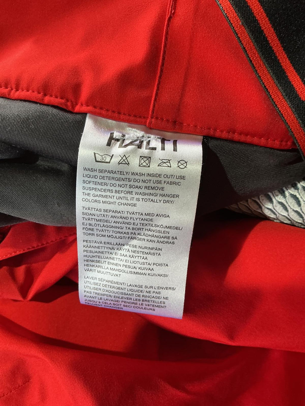 Halti DrymaxX Ultimate Red Ski Pants Size Regular M Breathable Waterproof