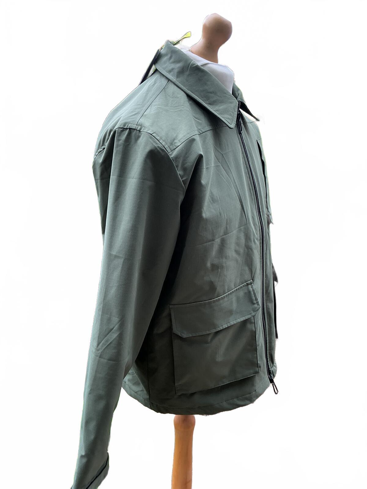 *NEW* ThejoggConcept JCMALVIN Green Jacket Size M Utility Pockets Zip Up Jacket.