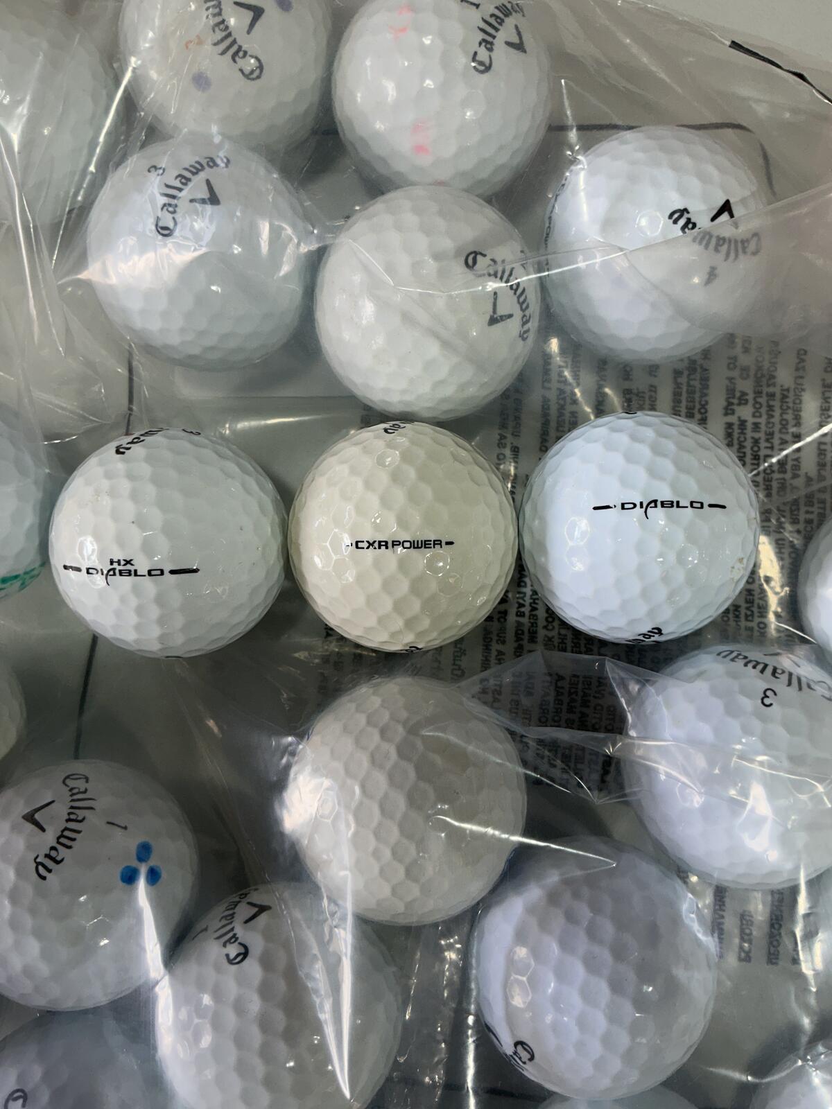 Callaway 24 Mixed Golf Balls water reclamation Standard Size Used Ball Lot