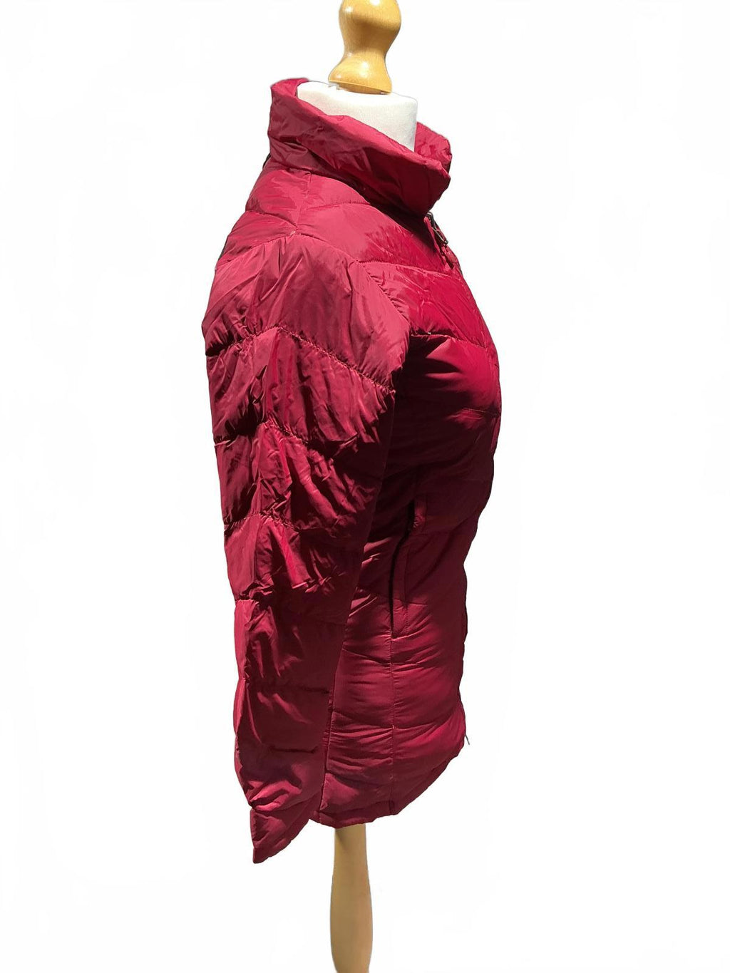 The North Face Women's Burgundy Puffer Jacket Size Xs Warm Winter Coat