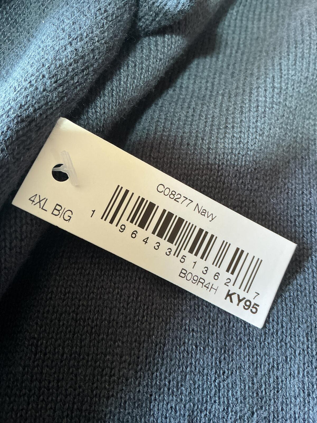 Men's Regular 3Xl Blue Zip Hoodie & 4XL V-Neck Sweater Set Comfortable Casual