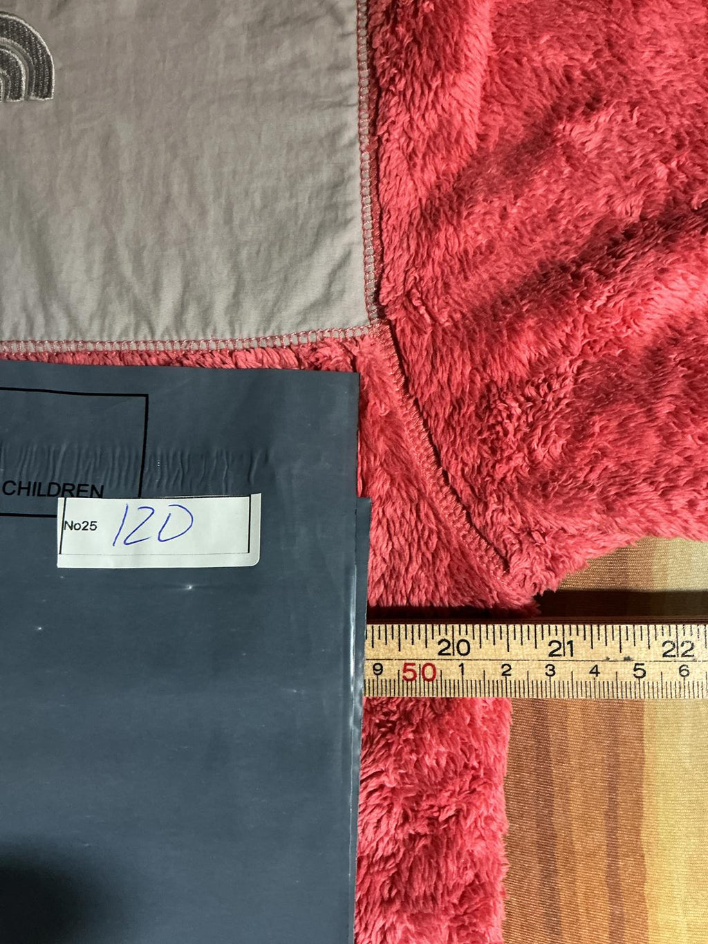 The North Face Girls Pink and Grey Fleece Jacket