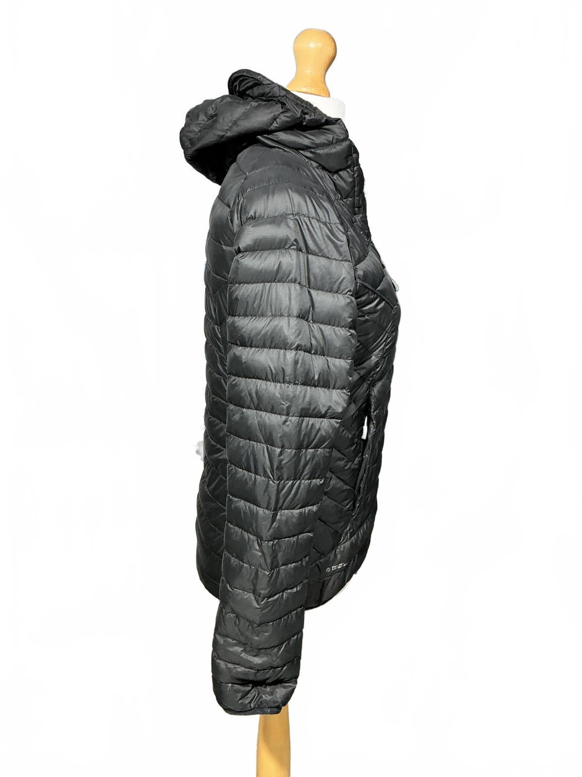 Rab Women's Black Puffer Jacket with Hood