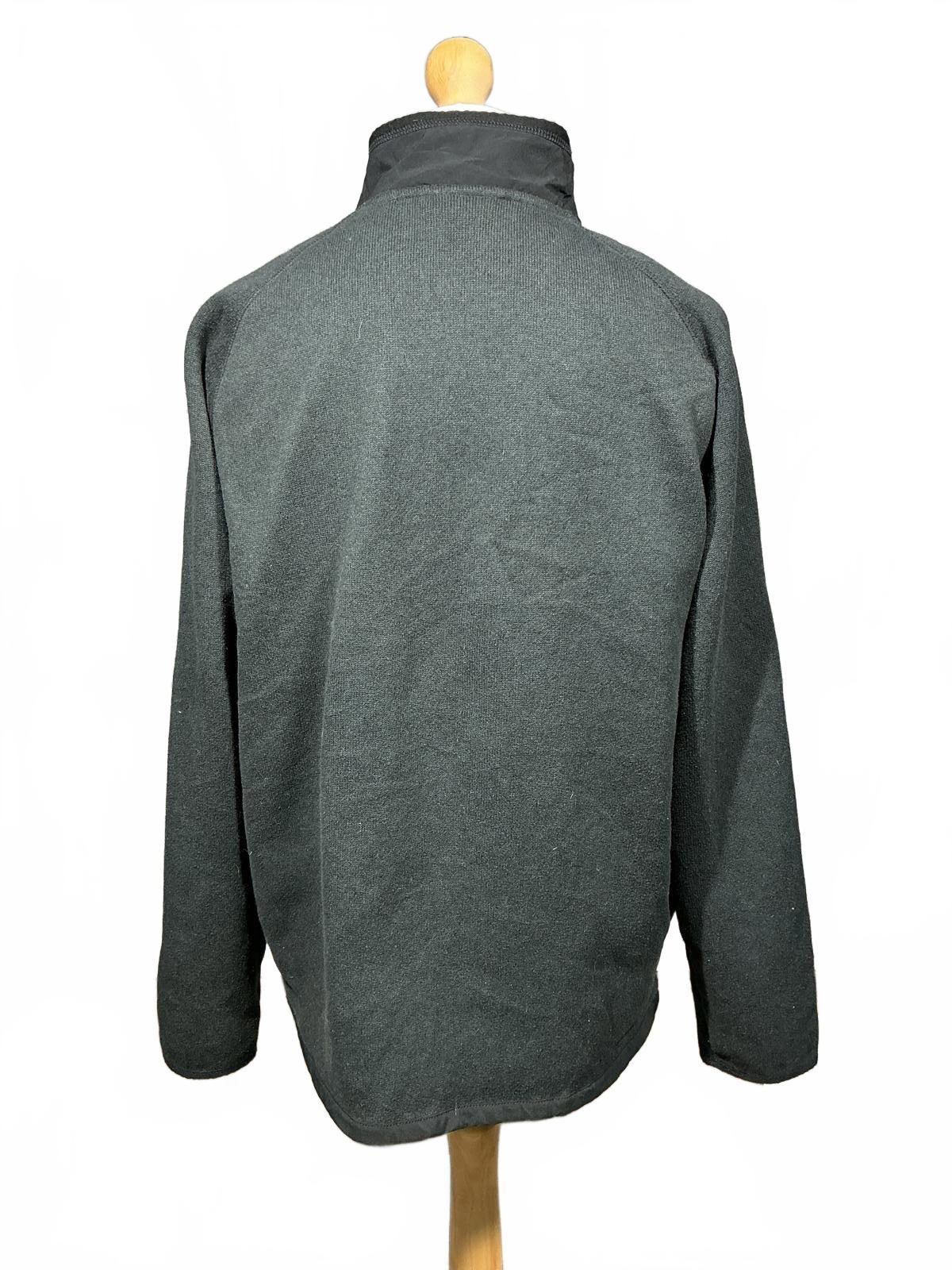 The North Face Men's Grey Fleece Jacket Half Zip