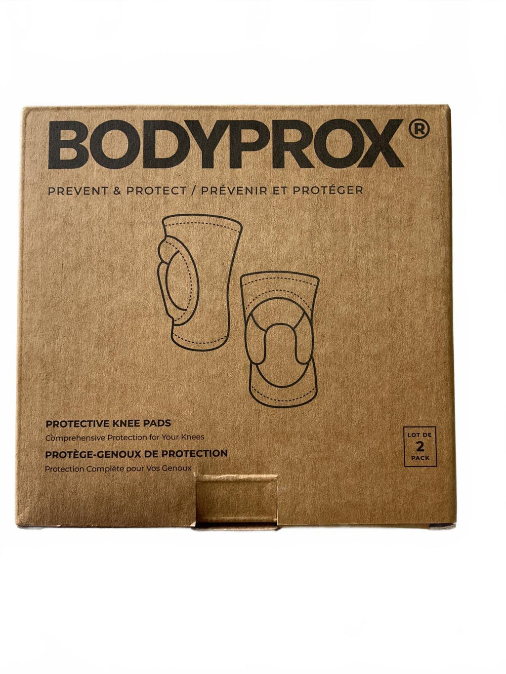 BODYPROX Protective Knee Pads Size Medium - Comfortable & Durable