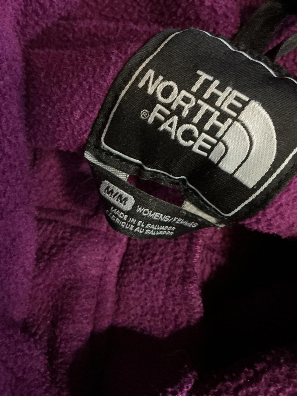 The North Face Women's Purple Fleece Jacket with Dark Panel