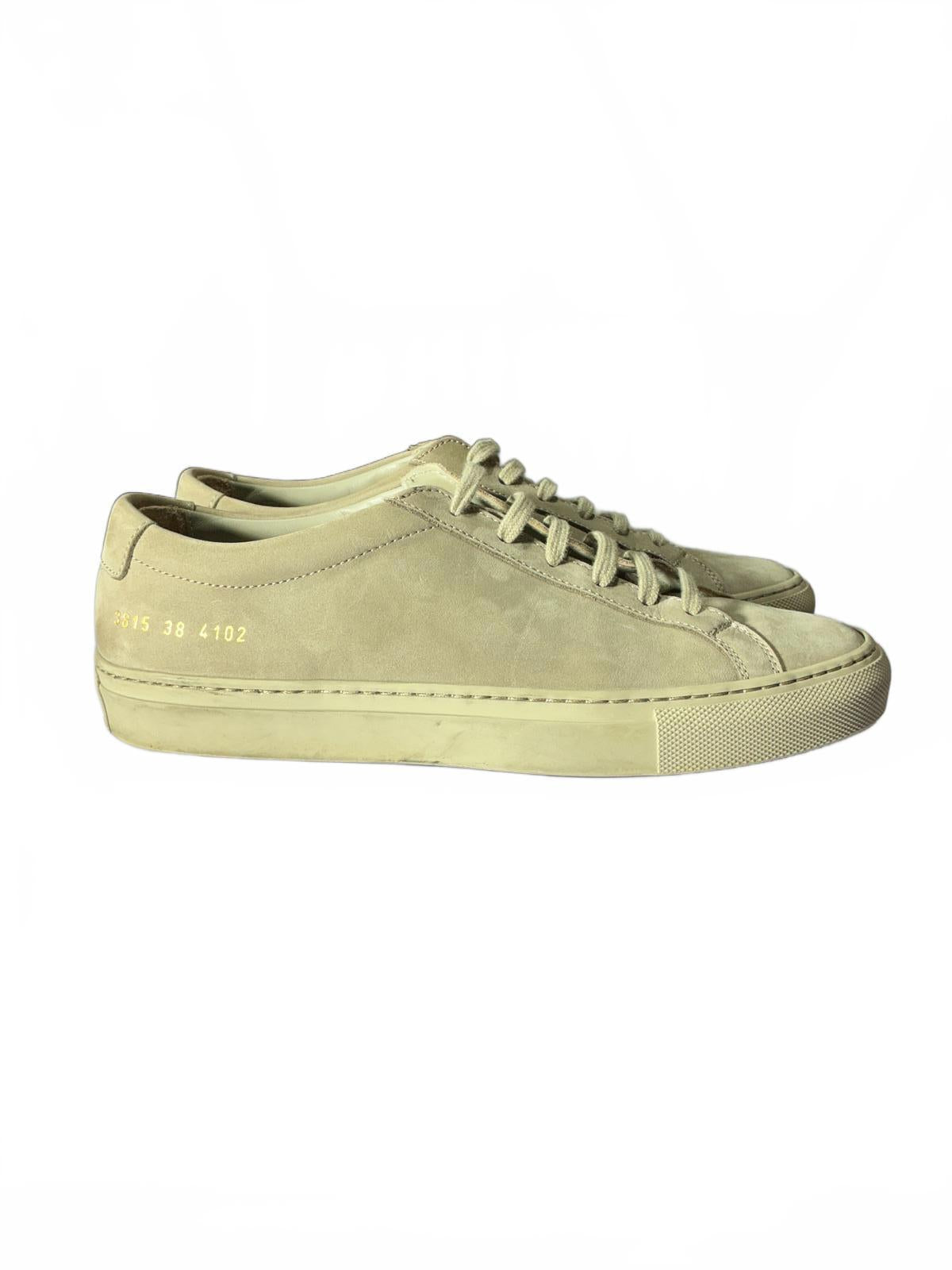 Common Projects Nap Tournament Low Size 4/37 Sneakers Beige Suede Men's Size 38