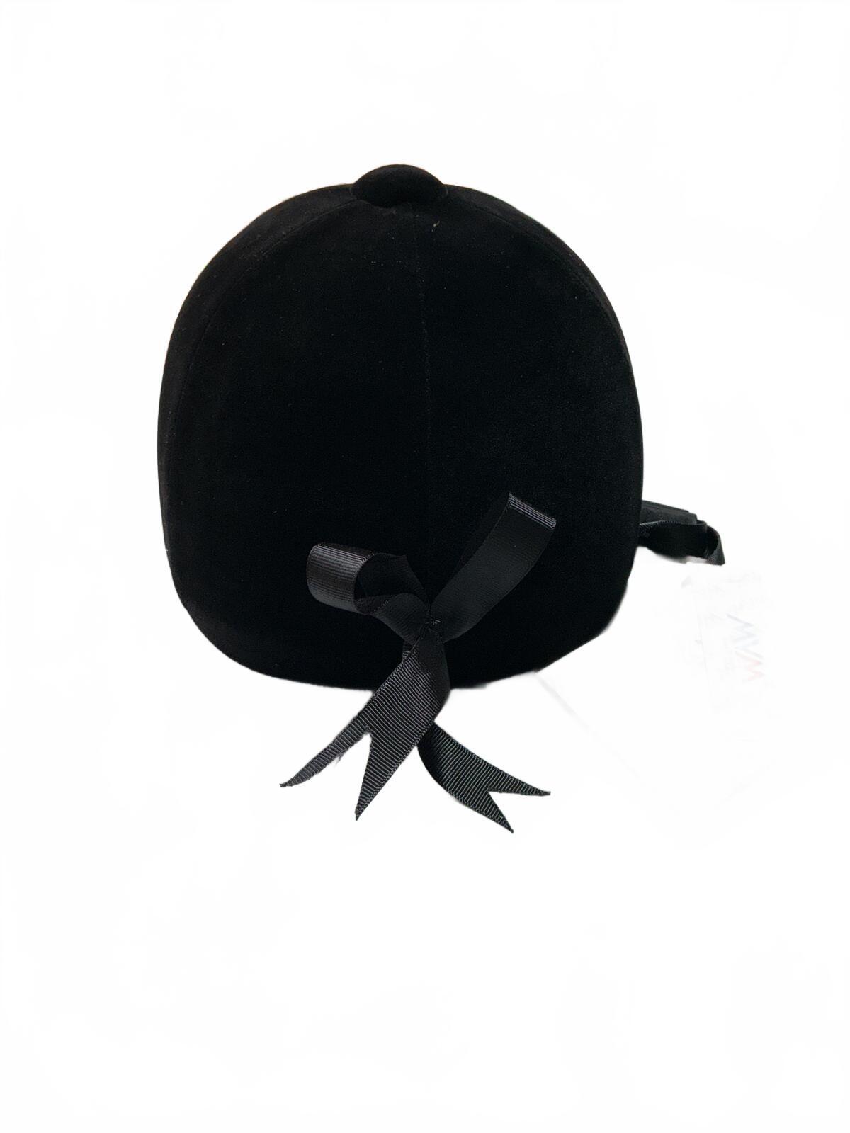 MVM Black Equestrian Helmet Size VG1 Safety Certified Stylish