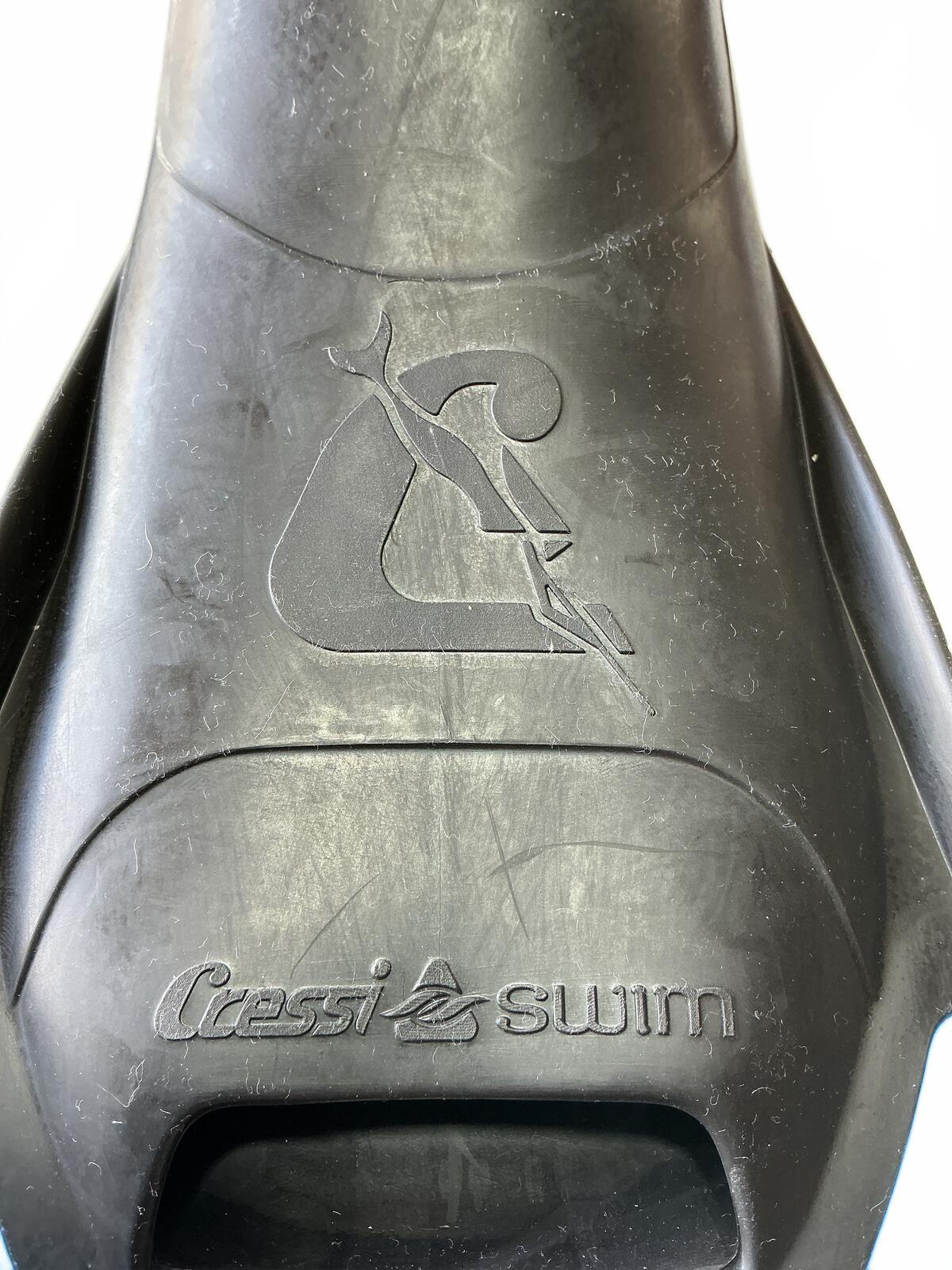 Cressi Rondine Light Swim Fins Flippers Size 45-46 UK 10-11 Blue Black