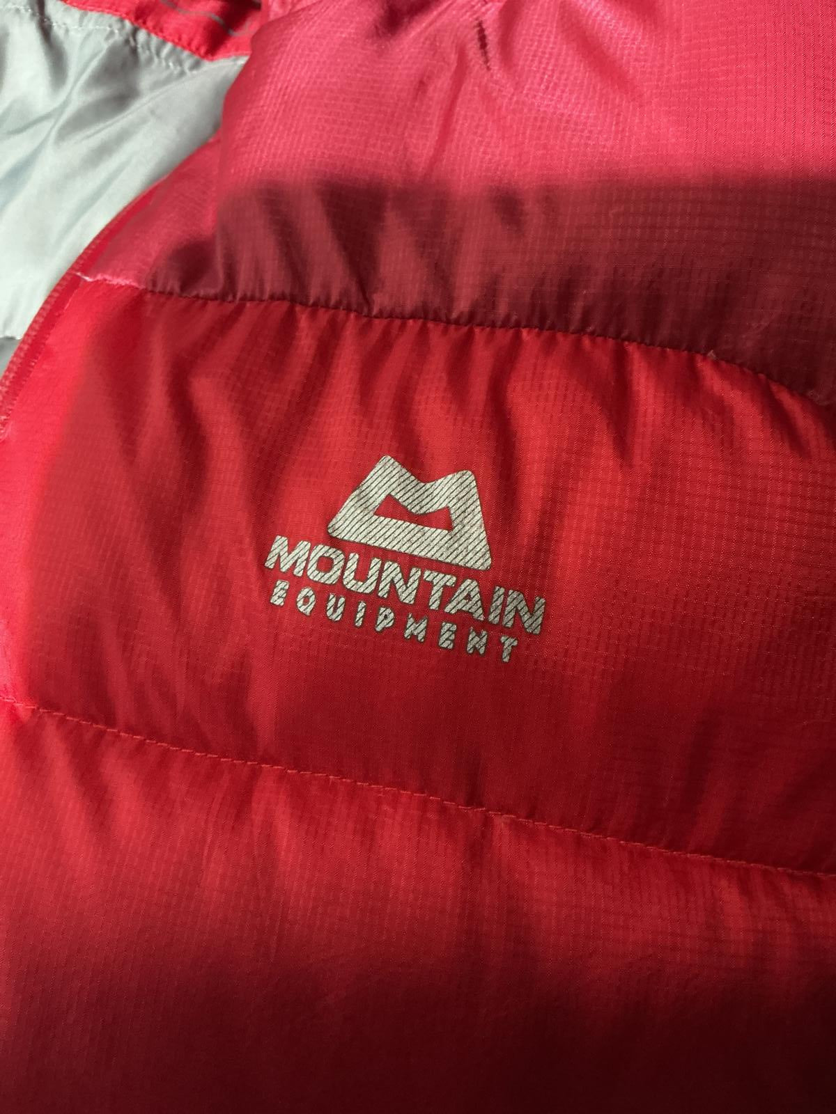 Mountain Equipment Red Insulated Hiking Jacket with Hood