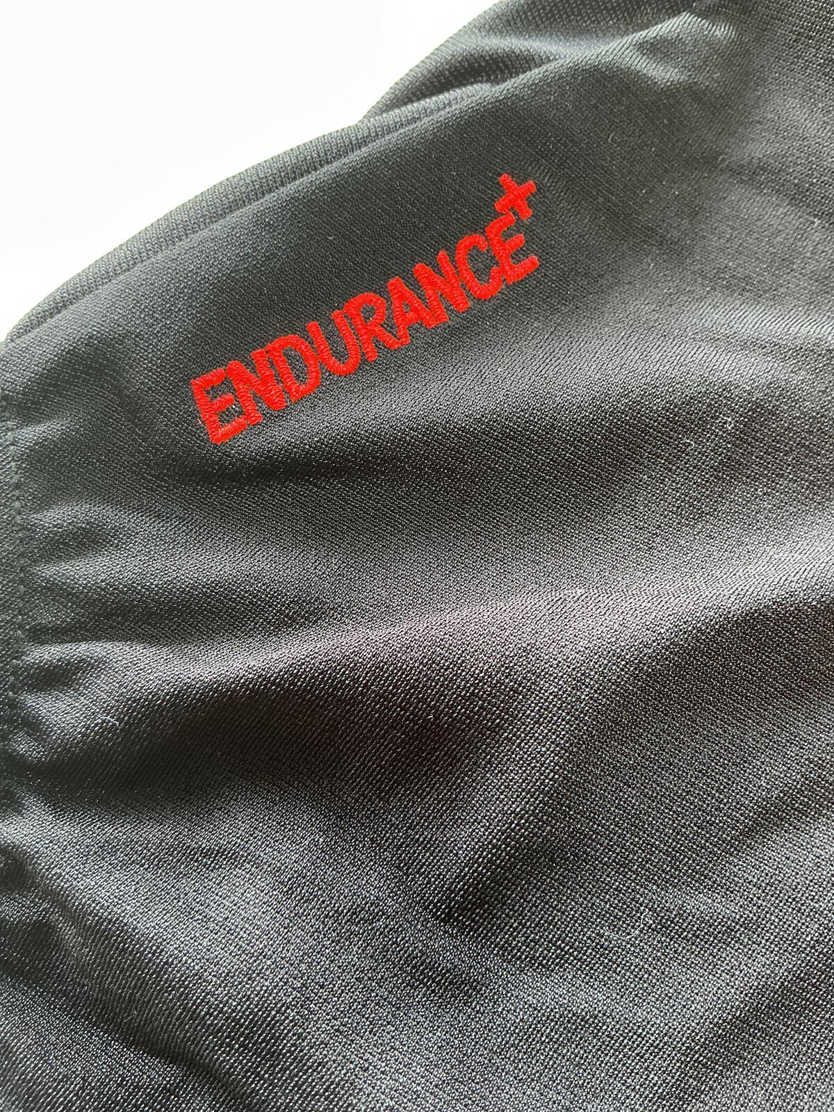 Speedo Endurance+ Black and Red One-Piece Swimsuit Size Regular 6