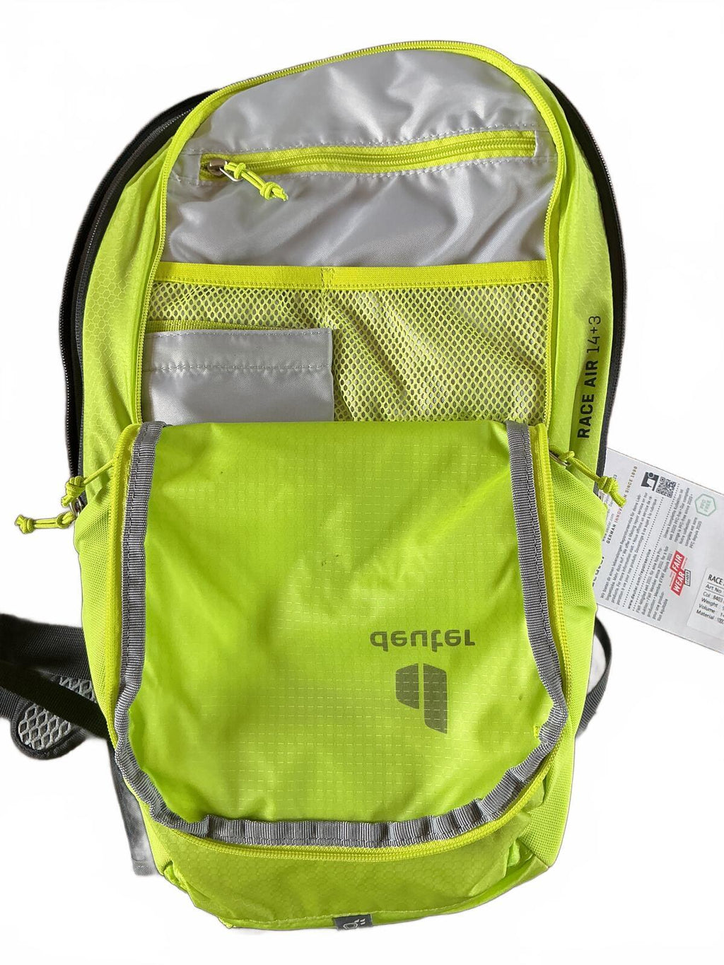 Deuter Race Air 14+3 Lightweight Ventilated Cycling Backpack Green
