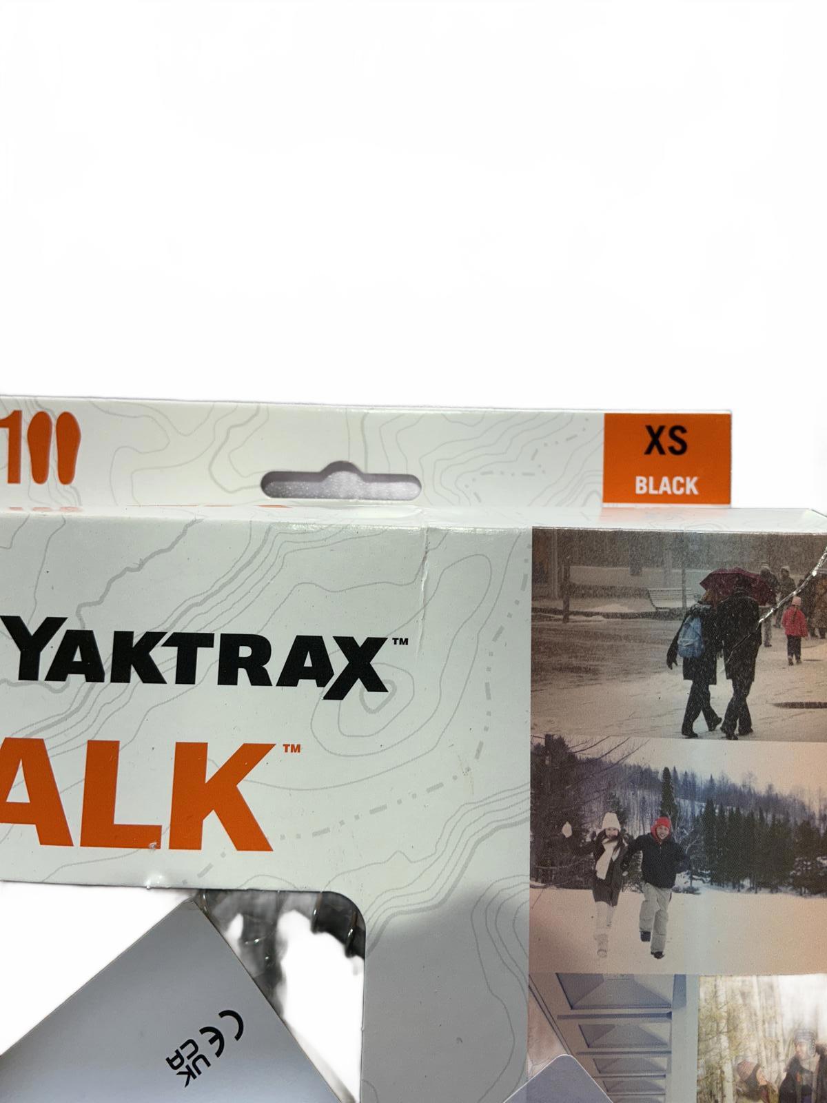 2xYaktrax Walk Ice Traction Cleats Black XS UK 2-5 and L 9-11