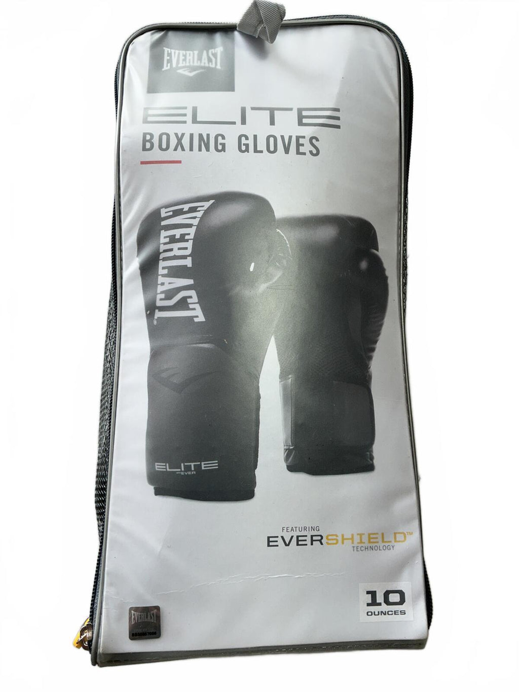 Everlast Elite Boxing Gloves Size 10oz Black and Grey