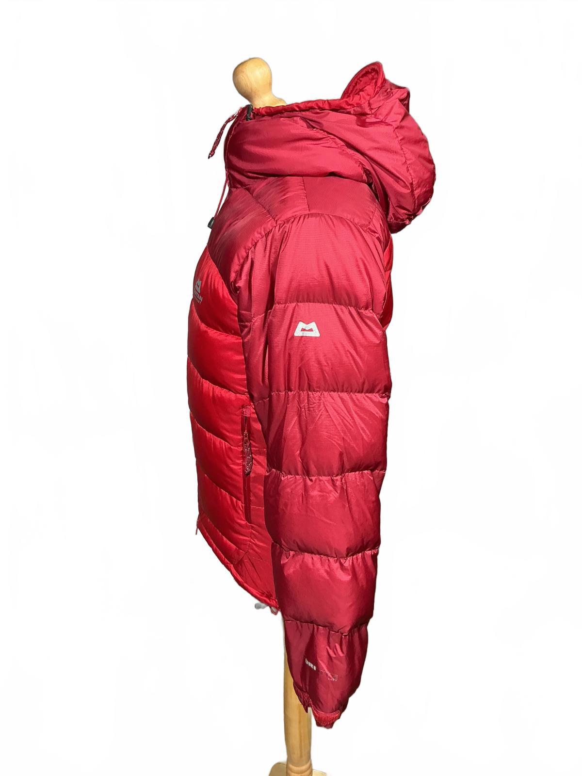 Mountain Equipment Red Insulated Hiking Jacket with Hood