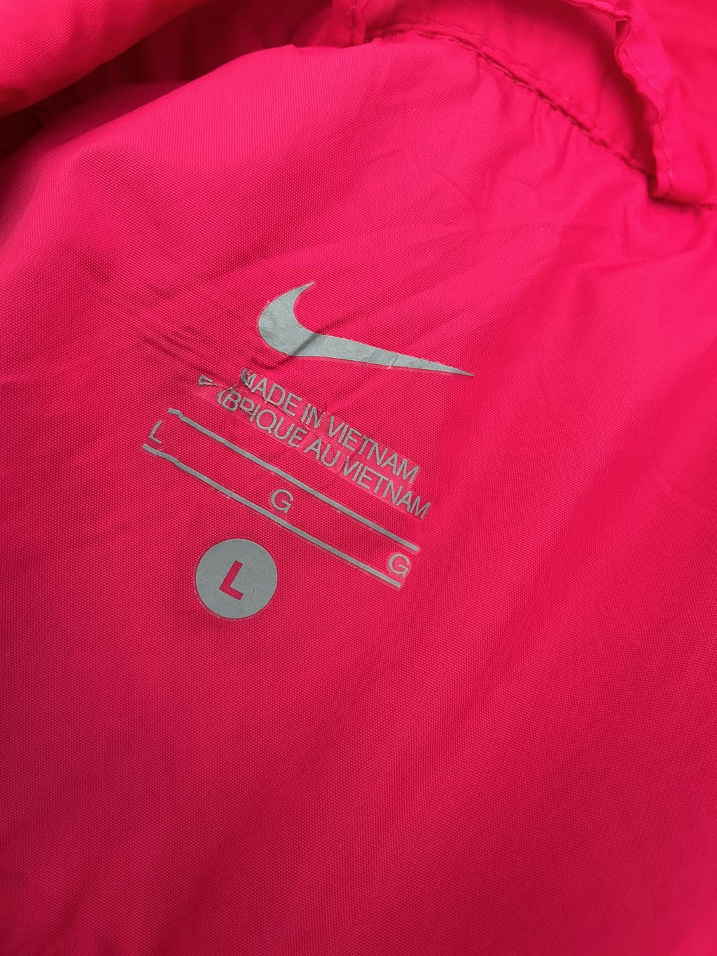 Nike Women's Run Pink Sleeveless Vest Jacket Size Large