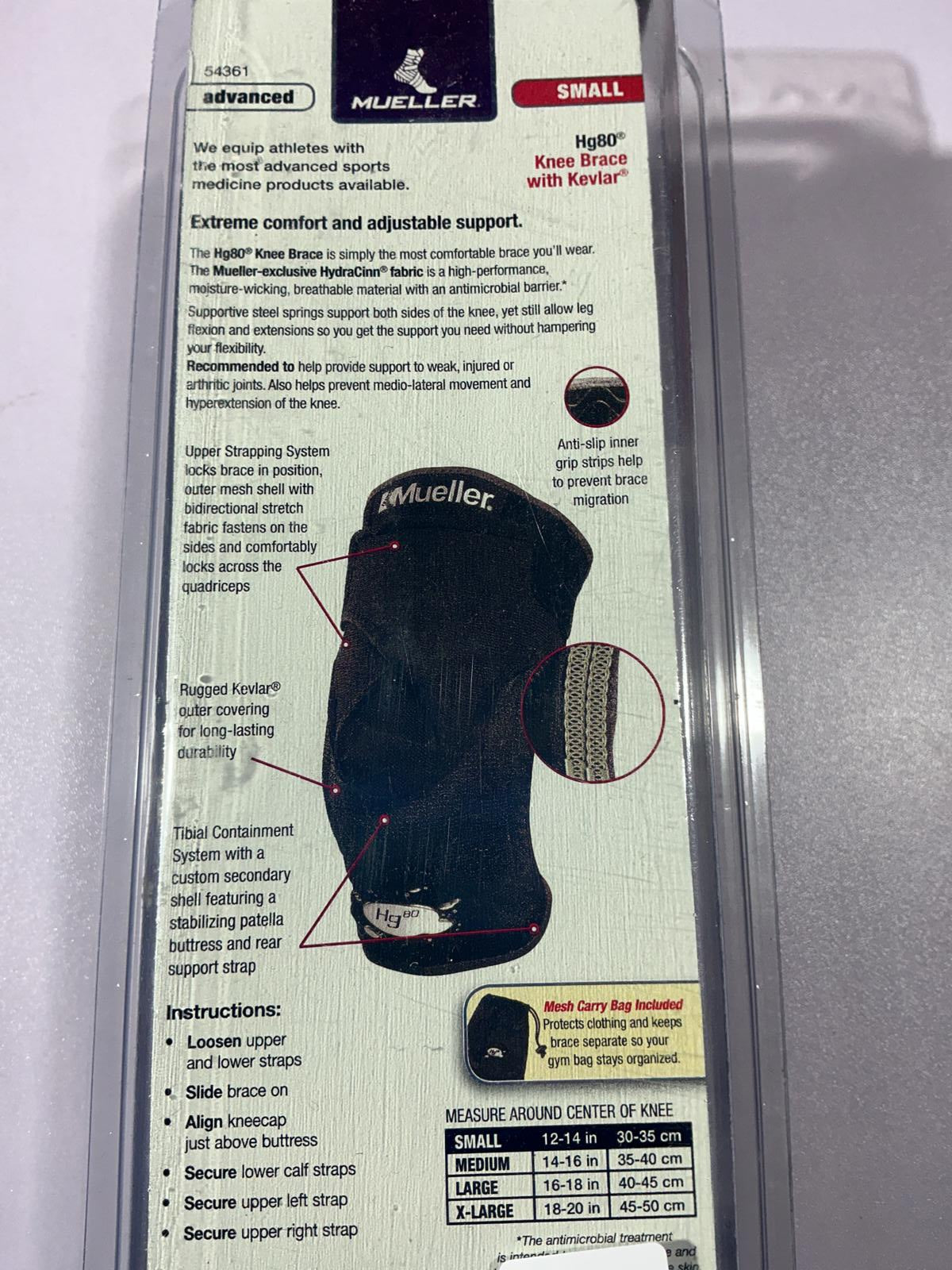 Mueller Hg80 Knee Brace with Kevlar Small