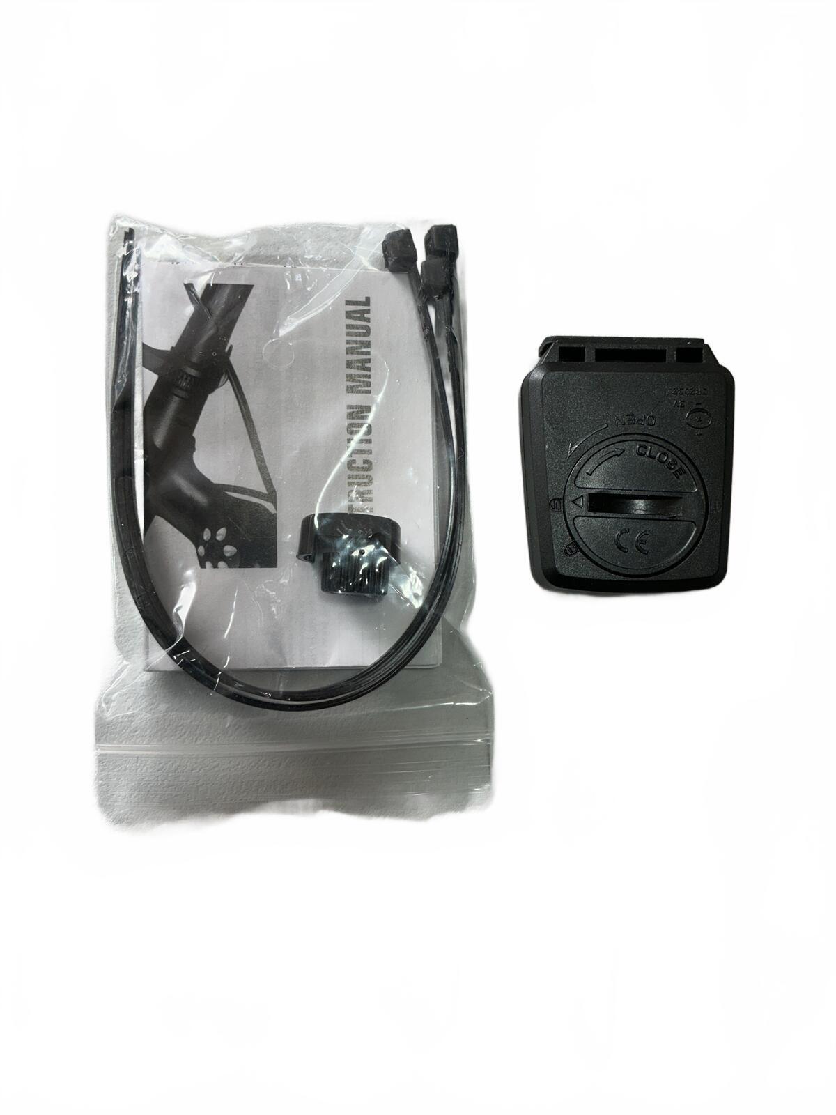 Bike Computer Speedometer Odometer Trip Timer Digital Clock Black