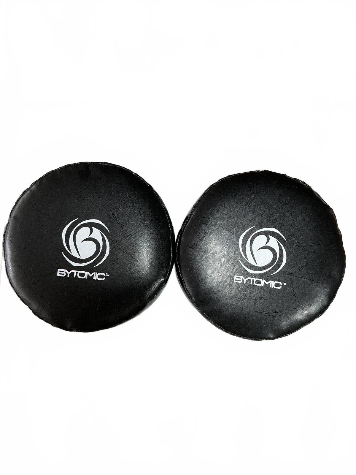Bytomic Black Round Strike Pads Training Pads One Size Pair MMA Kickboxing