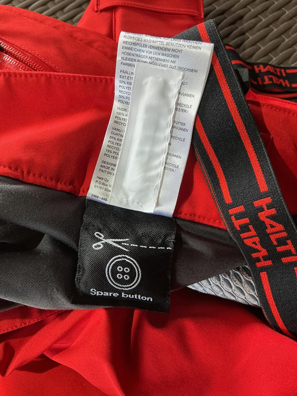 Halti DrymaxX Ultimate Red Ski Pants Size Regular M Breathable Waterproof