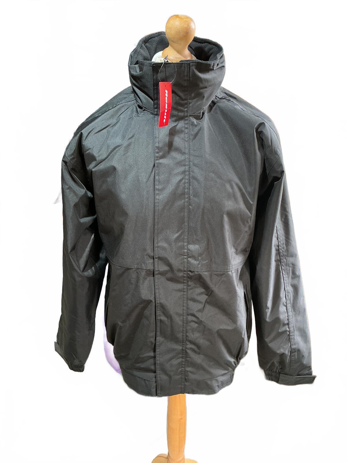 Result Black Waterproof Jacket Size Regular M Stylish Outdoor Workwear Coat
