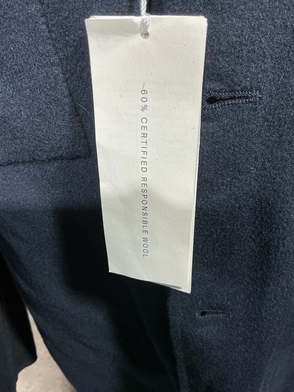 Men's Arket Navy Utility Jacket with Button Closures