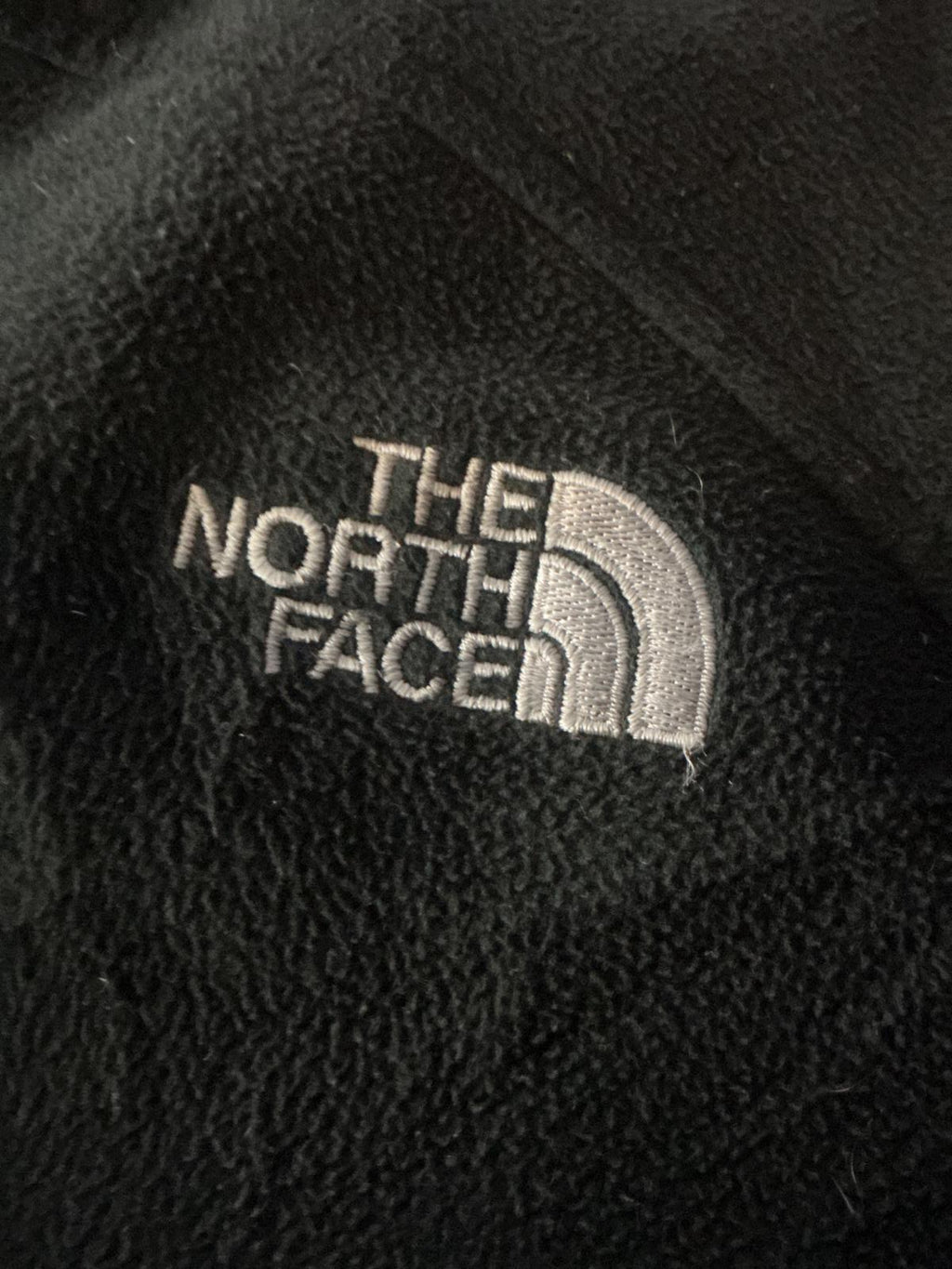 The North Face Mens Black Fleece Jacket Full Zip Windwall
