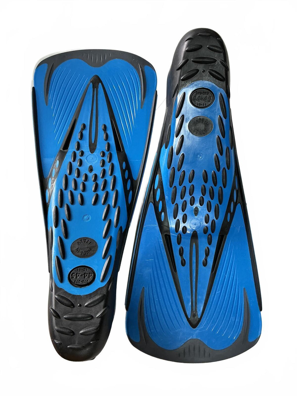 SEAC Diving Fins Size 44-45 Blue Black Scuba Swim Fins Made in Italy