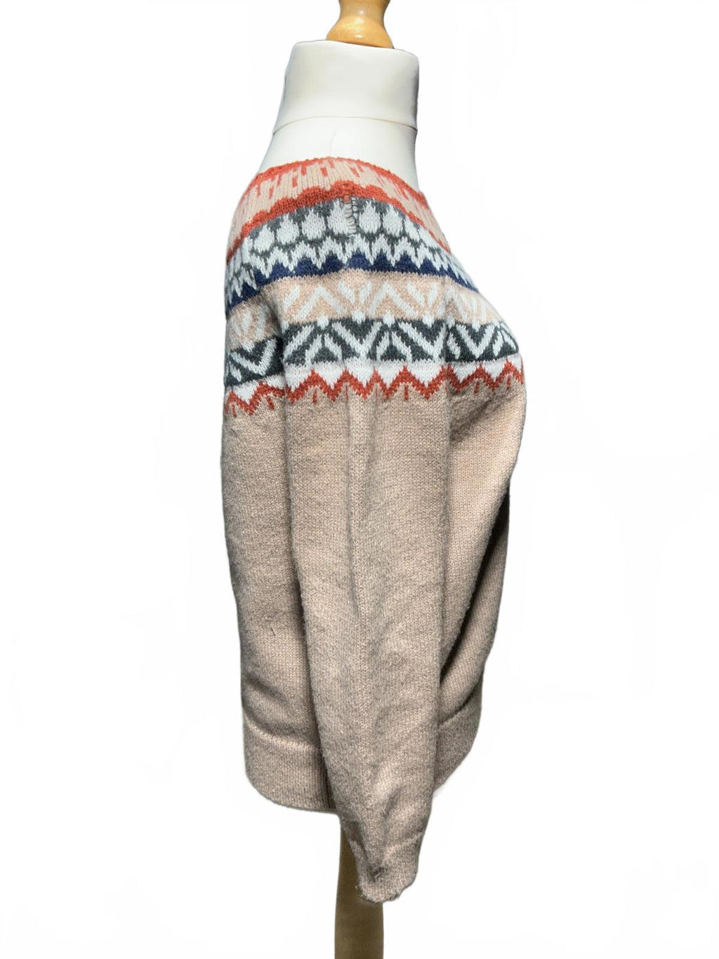 Vintage Women's Patterned Knitted Sweater