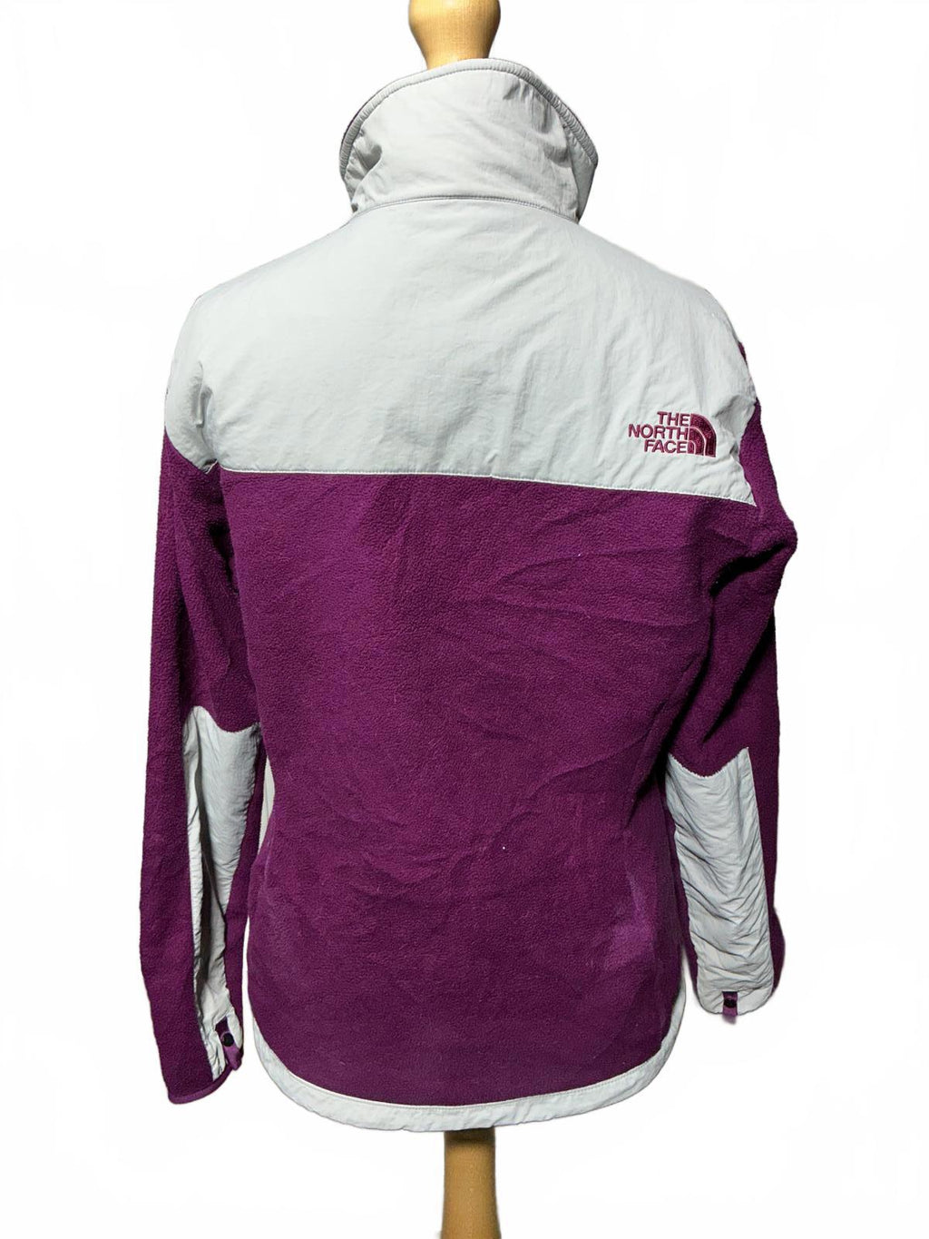 The North Face Women's Fleece Jacket Purple and White