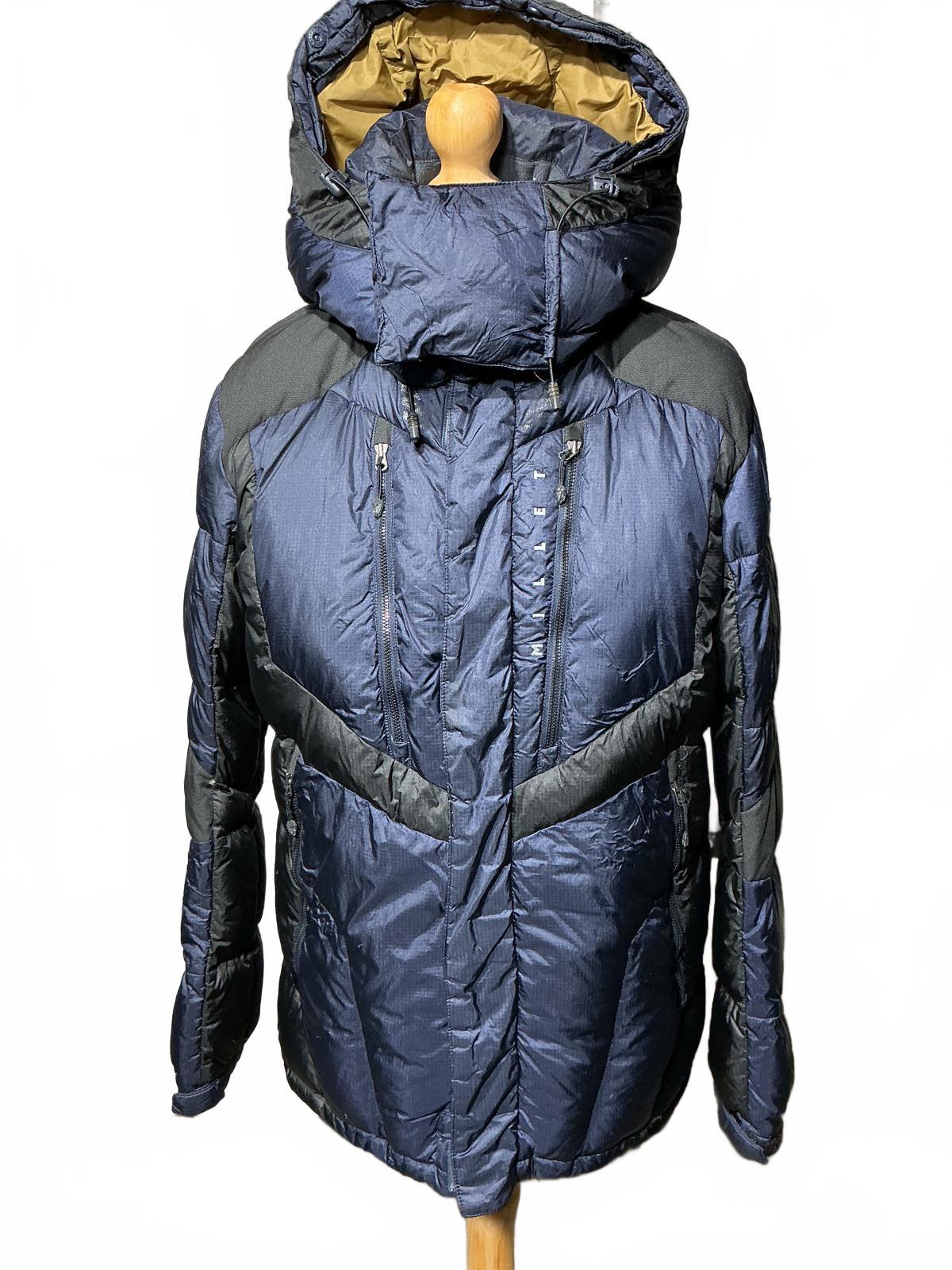 Men's Millet Navy and Black Puffer Jacket with Hood