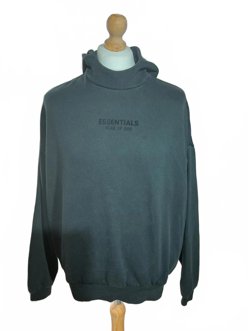 Fear Of God Essentials Black Hoodie Sweatshirt Size Regular M