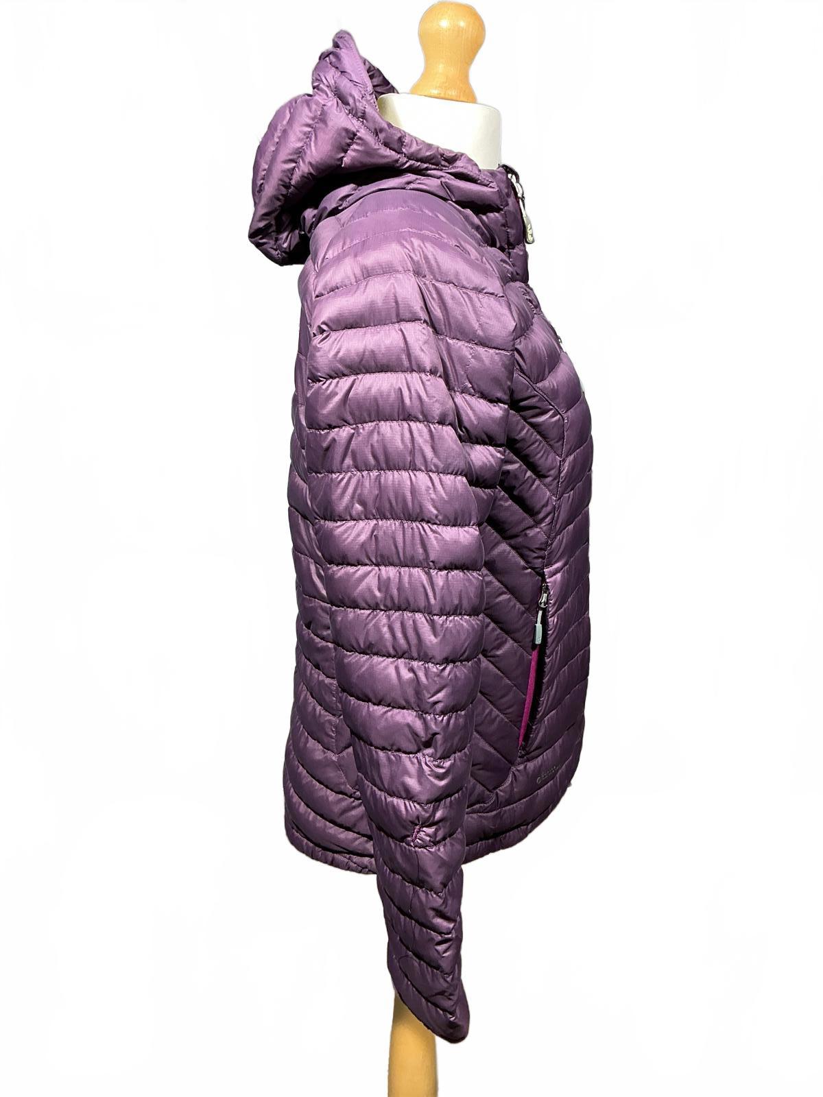 Rab Puffer Jacket Women's Purple Hooded