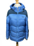 Mountain Hardwear Ladies Blue Puffer Jacket with Hood