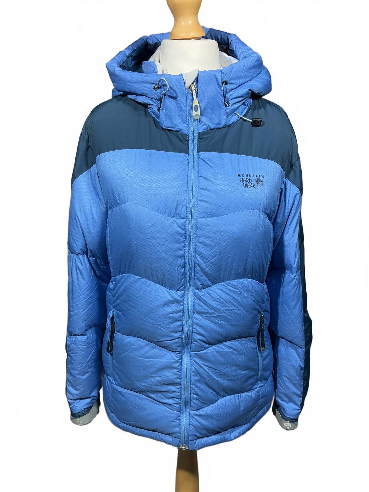 Mountain Hardwear Ladies Blue Puffer Jacket with Hood