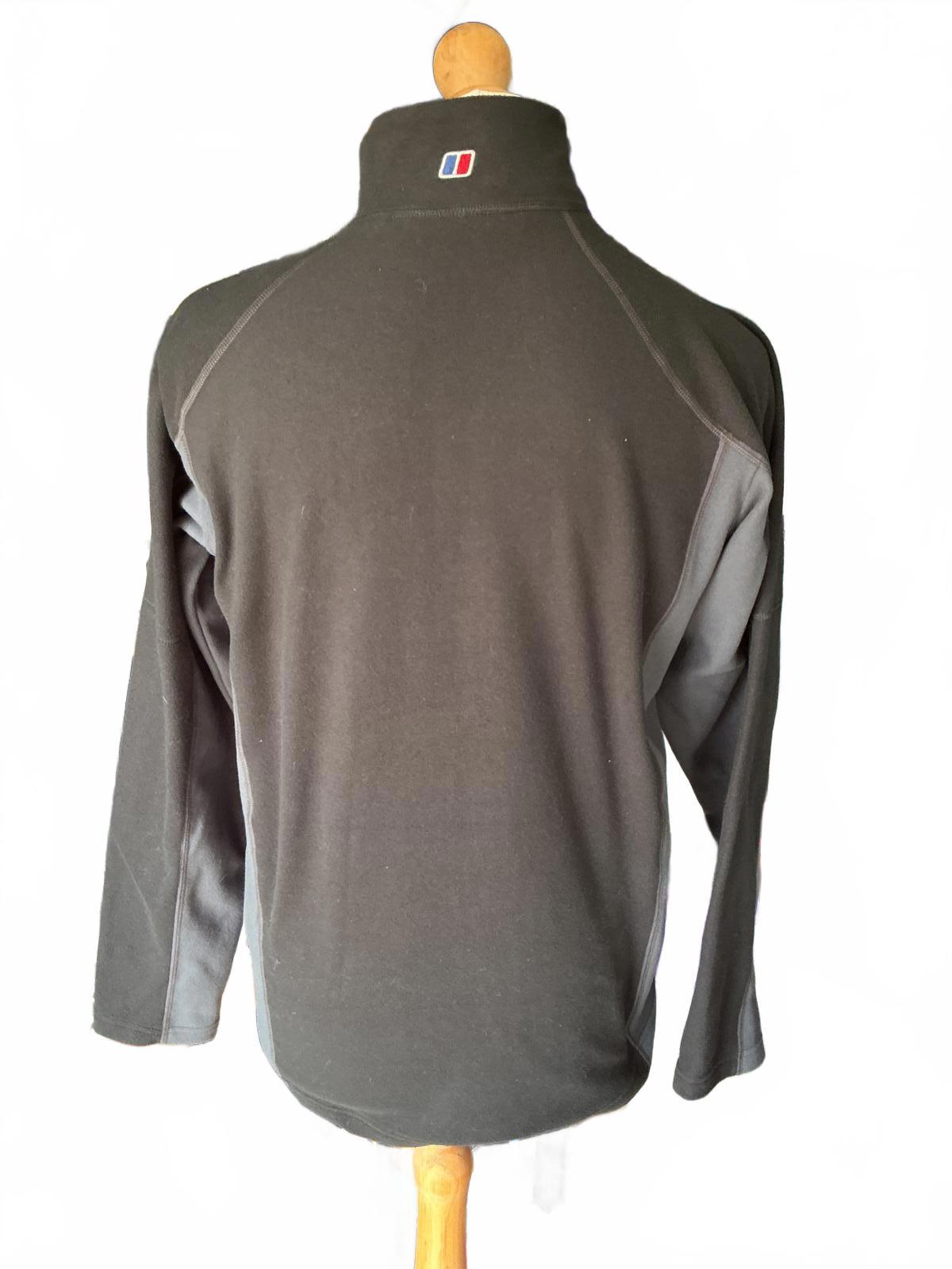 Berghaus Men's Black Fleece 1/4 Zip Pullover Size Regular M