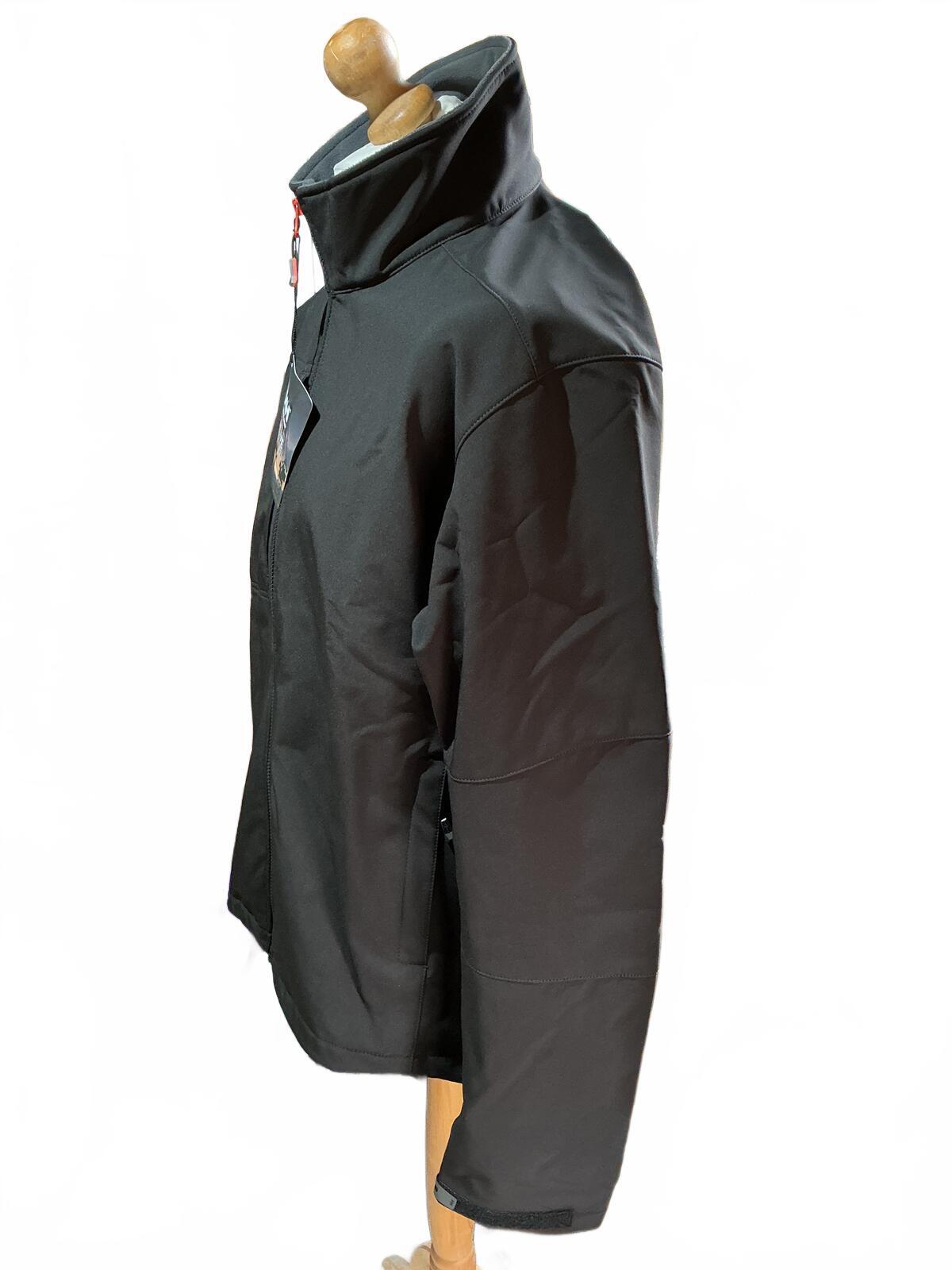 Helly Hansen Men's Black Softshell Jacket Size Regular XL Workwear Activewear