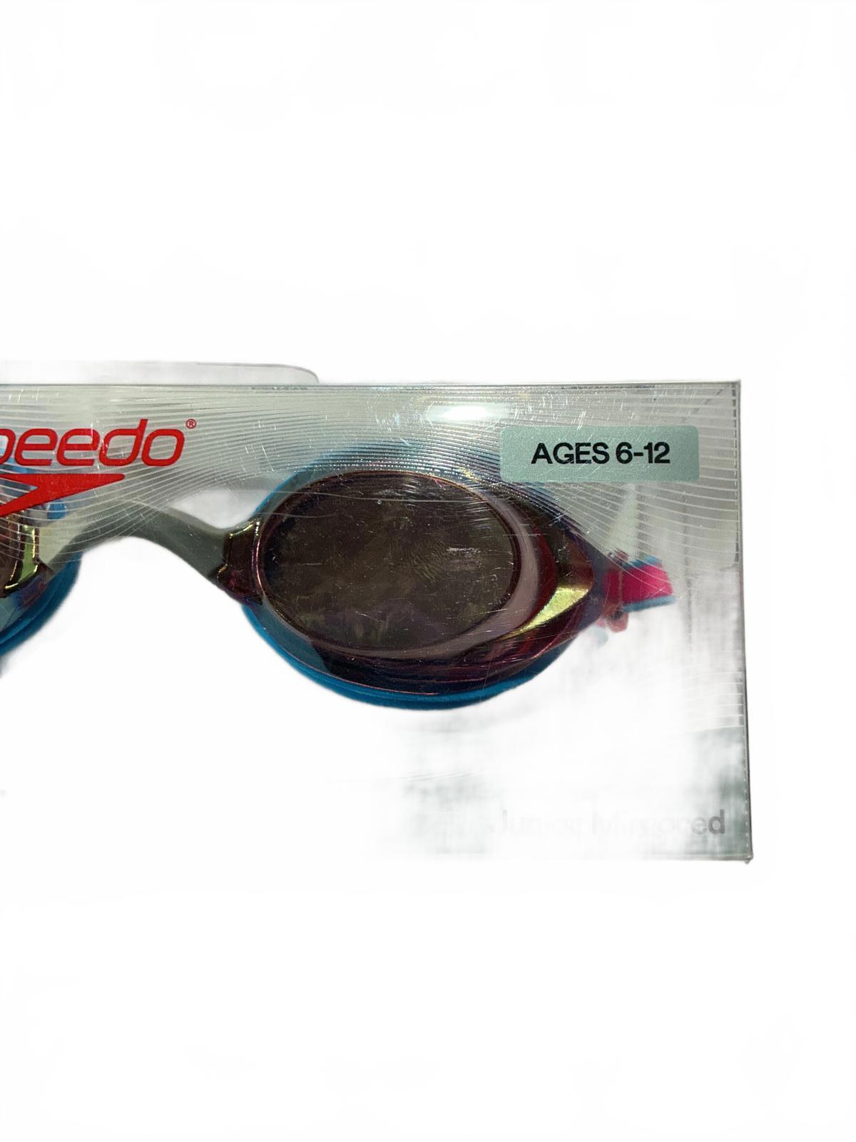 Speedo Train Vanquisher 3.0 Junior Mirrored Swimming Goggles Ages 6-12