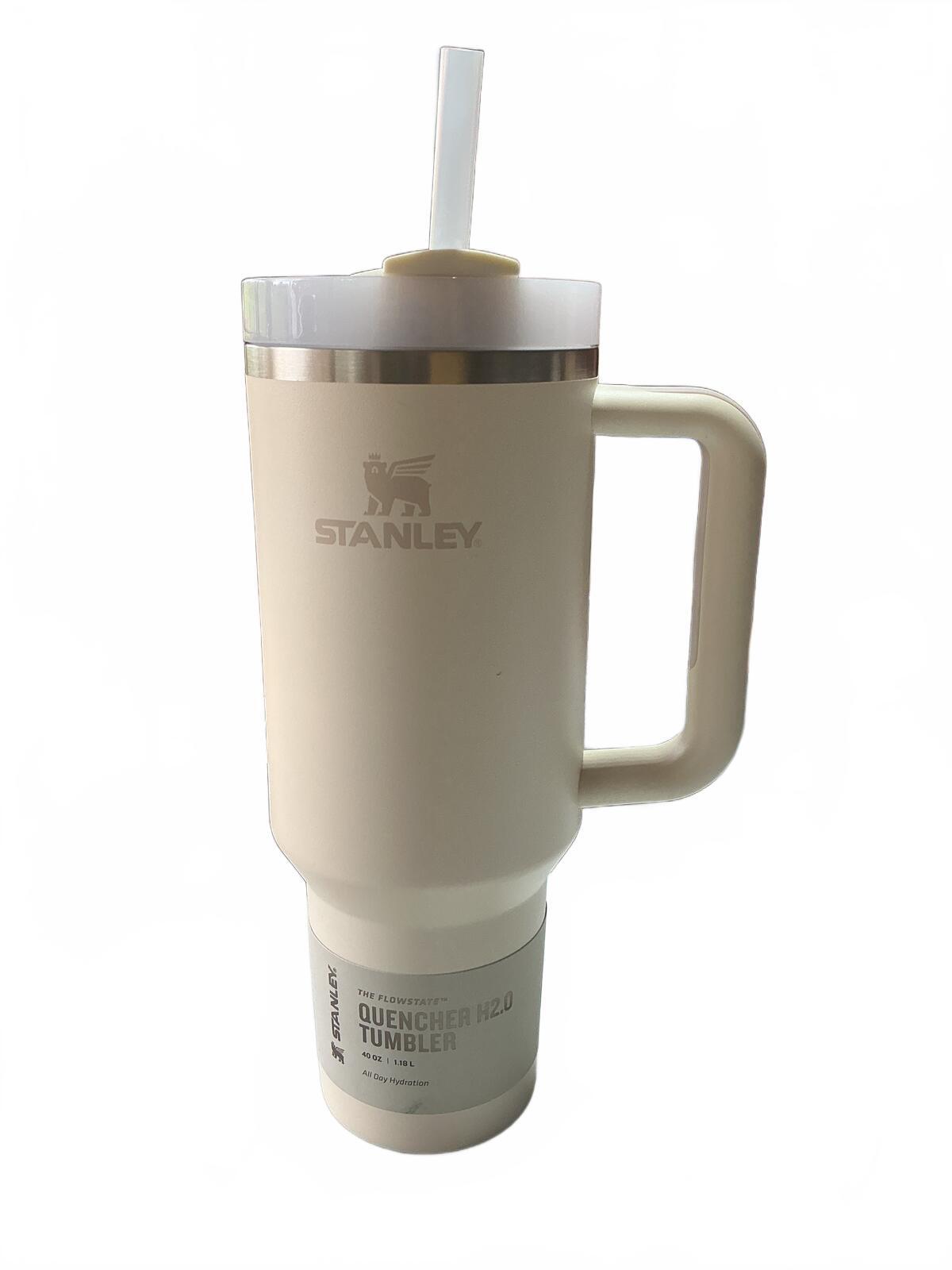 Stanley Quencher H2.0 Tumbler 40oz 1.18L Large Insulated Travel Mug Cream