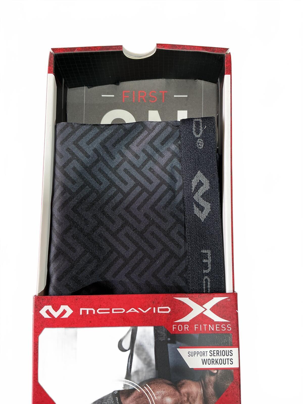 *NEW* McDavid X601 Dual Layer Compression Arm Sleeves Pair Black Medium
