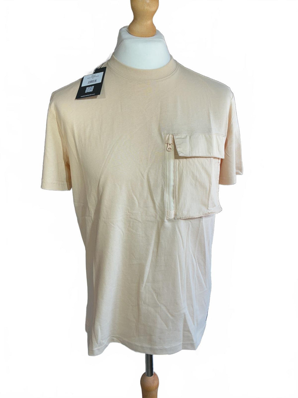 Weekend Offender Takaji Deep Champagne T-Shirt with Chest Pocket Size Regular M