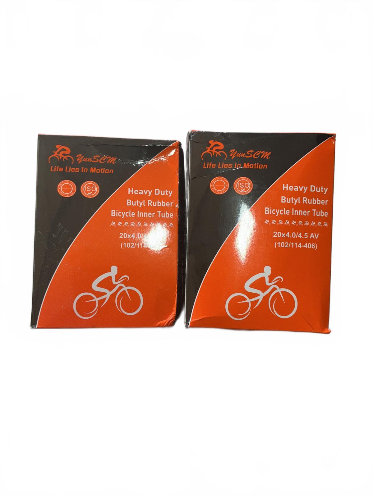 YauSEM Heavy Duty Butyl Rubber Bicycle Inner Tube 20x4.0/4.5 AV