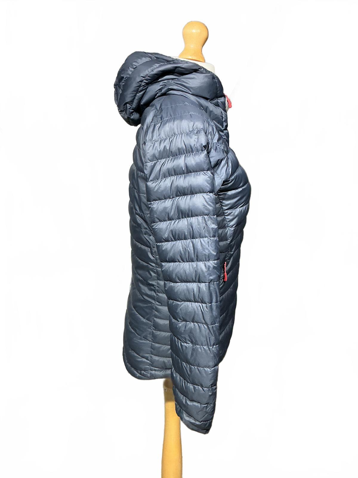 Rab Women's Insulated Hooded Jacket - Grey with Red Lining