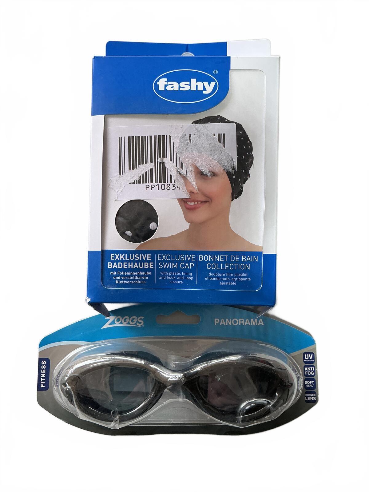 Fashy Exclusive Swim Cap & Zoggs Panorama Fitness Goggles Set Size One Size
