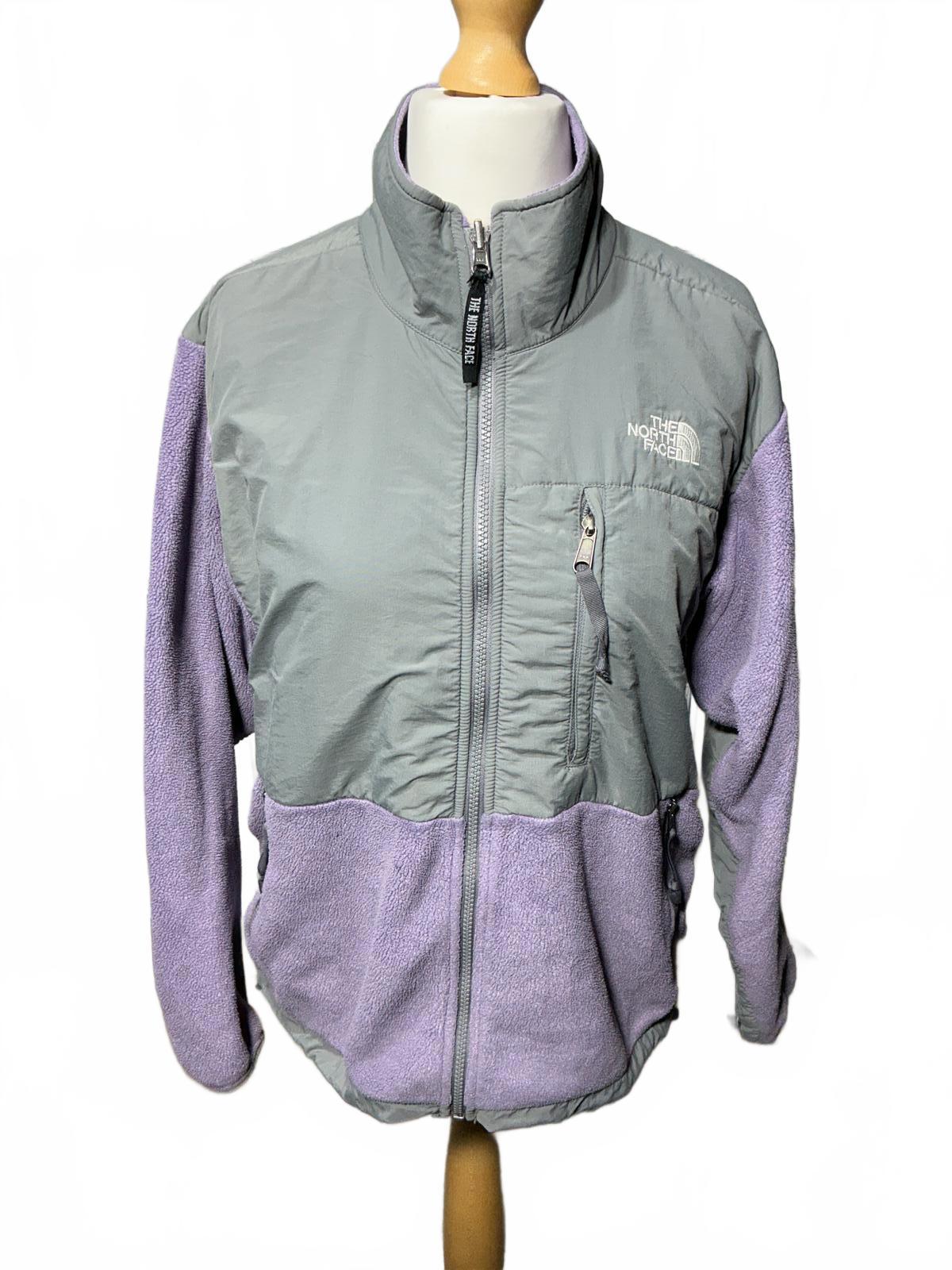 The North Face Women's Fleece Jacket in Grey and Lilac