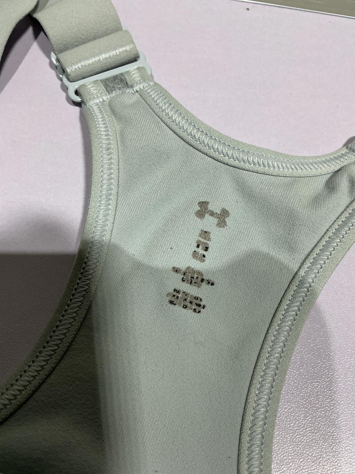 Under Armour Women's Sports Bra Grey Patterned Medium Support